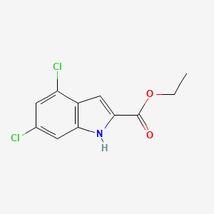 molecular formula C11H9Cl2NO2 B1586826 4,6-二氯-1H-吲哚-2-羧酸乙酯 CAS No. 53995-82-7