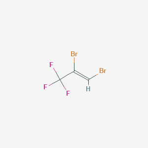 molecular formula C3HBr2F3 B1586827 1,2-Dibromo-3,3,3-trifluoropropene CAS No. 431-22-1