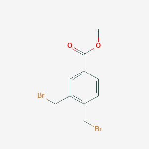 molecular formula C10H10Br2O2 B1586828 Methyl 3,4-bis(bromomethyl)benzoate CAS No. 20896-23-5
