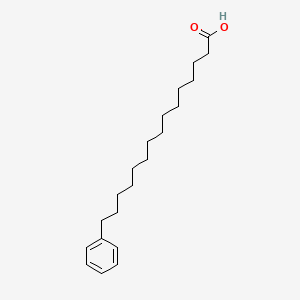 molecular formula C21H34O2 B1586831 15-Phenylpentadecanoic acid CAS No. 40228-93-1