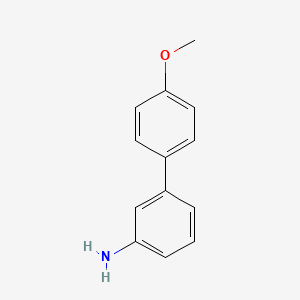 molecular formula C13H13NO B1586840 4'-Methoxy-[1,1'-biphenyl]-3-amine CAS No. 53059-28-2