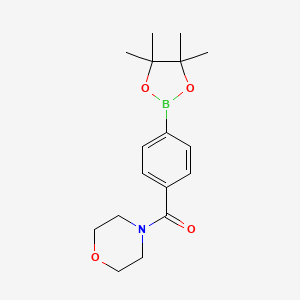 molecular formula C17H24BNO4 B1586843 Morpholino(4-(4,4,5,5-tetramethyl-1,3,2-dioxaborolan-2-yl)phenyl)methanone CAS No. 656239-38-2