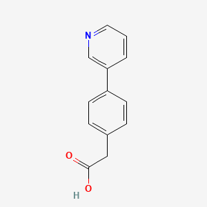 molecular formula C13H11NO2 B1586845 4-(3'-吡啶基)苯乙酸 CAS No. 51061-71-3