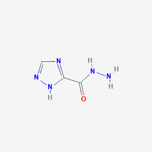 molecular formula C3H5N5O B1586846 1H-1,2,4-triazole-5-carbohydrazide CAS No. 21732-98-9