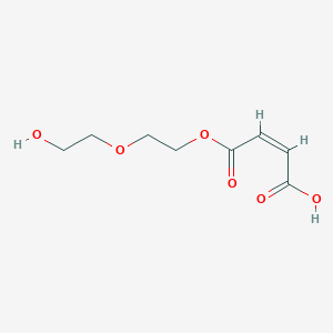 molecular formula C8H12O6 B158685 Maleic acid, mono(hydroxyethoxyethyl) ester CAS No. 10099-72-6