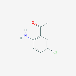 molecular formula C8H8ClNO B158686 1-(2-Amino-5-chlorophenyl)ethanone CAS No. 1685-19-4