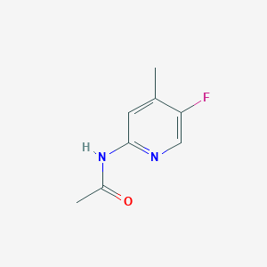molecular formula C8H9FN2O B1586862 N-(5-氟-4-甲基吡啶-2-基)乙酰胺 CAS No. 475060-21-0