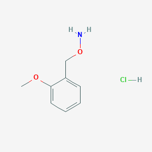 molecular formula C8H12ClNO2 B1586865 O-(2-Methoxybenzyl)hydroxylamine hydrochloride CAS No. 317821-72-0