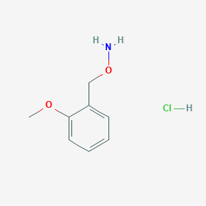 molecular formula C8H12ClNO2 B1586865 1-[(氨氧基)甲基]-2-甲氧基苯盐酸盐 CAS No. 317821-72-0
