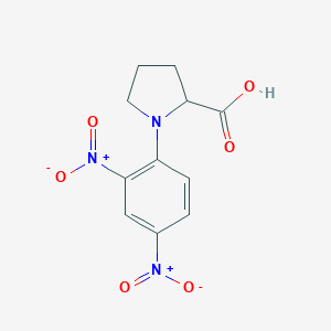 molecular formula C11H11N3O6 B158687 N-(2,4-Dinitrophenyl)proline CAS No. 10200-25-6