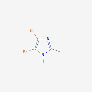 molecular formula C4H4Br2N2 B1586872 4,5-Dibromo-2-methylimidazole CAS No. 4002-81-7