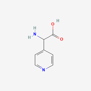 molecular formula C7H8N2O2 B1586877 Amino-pyridin-4-YL-acetic acid CAS No. 53339-65-4