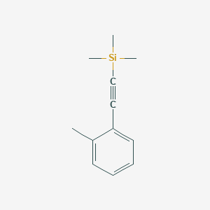 molecular formula C12H16Si B1586887 2-[(Trimethylsilyl)ethynyl]toluene CAS No. 3989-15-9