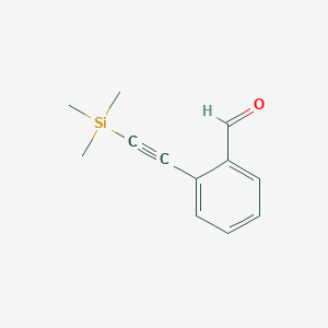 molecular formula C12H14OSi B1586892 2-[(Trimethylsilyl)ethynyl]benzaldehyde CAS No. 77123-58-1