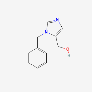 molecular formula C11H12N2O B1586894 1-Benzyl-5-hydroxymethyl-1h-imidazole CAS No. 80304-50-3