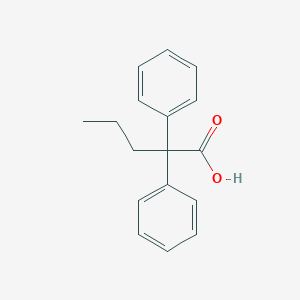 molecular formula C17H18O2 B015869 2,2-二苯基戊酸 CAS No. 841-32-7