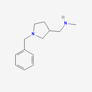 molecular formula C13H20N2 B1586908 1-(1-benzylpyrrolidin-3-yl)-N-methylmethanamine CAS No. 91189-05-8