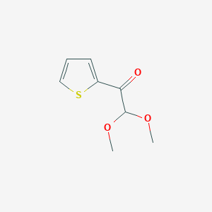 B158691 2,2-Dimethoxy-1-(2-thienyl)ethanone CAS No. 127256-00-2