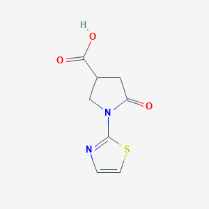 5-oxo-1-(1,3-thiazol-2-yl)pyrrolidine-3-carboxylic Acid