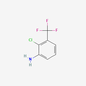 molecular formula C7H5ClF3N B1586914 2-Chloro-3-(trifluoromethyl)aniline CAS No. 62476-58-8