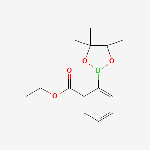 molecular formula C15H21BO4 B1586919 2-(4,4,5,5-四甲基-1,3,2-二氧杂硼环-2-基)苯甲酸乙酯 CAS No. 269409-99-6
