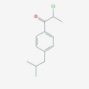 molecular formula C13H17ClO B1586924 2-Chloro-1-(4-isobutylphenyl)propan-1-one CAS No. 80336-66-9
