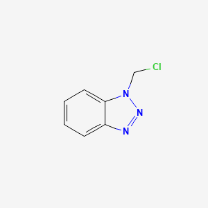 molecular formula C7H6ClN3 B1586955 1-(Chloromethyl)-1H-benzotriazole CAS No. 54187-96-1