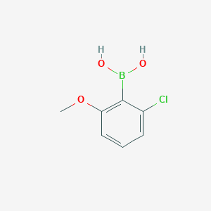 molecular formula C7H8BClO3 B1586957 2-Chloro-6-methoxyphenylboronic acid CAS No. 385370-80-9