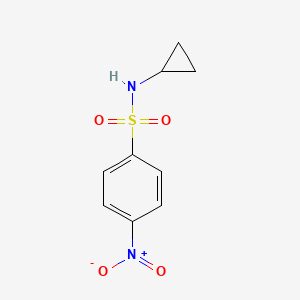 molecular formula C9H10N2O4S B1586959 N-cyclopropyl-4-nitrobenzenesulfonamide CAS No. 549476-61-1