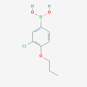 molecular formula C9H12BClO3 B1586962 3-Chloro-4-propoxyphenylboronic acid CAS No. 480438-57-1