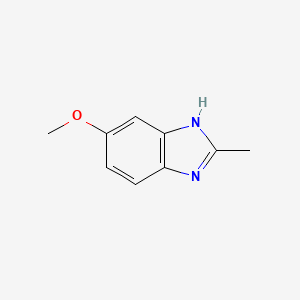 molecular formula C9H10N2O B1586963 2-Methyl-5-methoxybenzimidazole CAS No. 4887-81-4