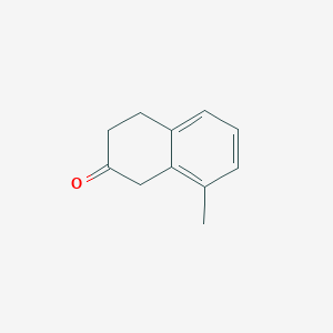 molecular formula C11H12O B1586965 8-methyl-3,4-dihydro-1H-naphthalen-2-one CAS No. 31701-18-5