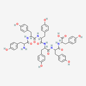 molecular formula C54H56N6O13 B1586970 Hexa-L-tyrosine CAS No. 6934-38-9