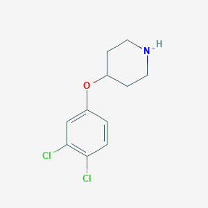 molecular formula C11H13Cl2NO B1586973 4-(3,4-Dichlorophenoxy)piperidine CAS No. 245057-73-2