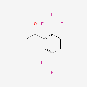molecular formula C10H6F6O B1586974 2',5'-Bis(trifluoromethyl)acetophenone CAS No. 545410-47-7