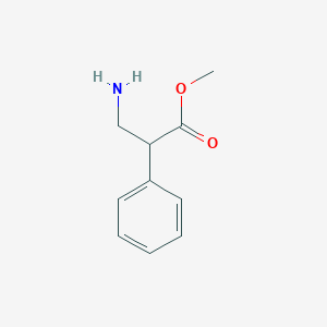 molecular formula C10H13NO2 B1586975 Methyl 3-amino-2-phenylpropanoate CAS No. 99092-02-1