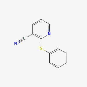 molecular formula C12H8N2S B1586985 2-(Phenylthio)nicotinonitrile CAS No. 35620-68-9