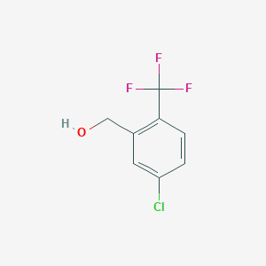 molecular formula C8H6ClF3O B1586994 (5-Chloro-2-(trifluoromethyl)phenyl)methanol CAS No. 261763-21-7