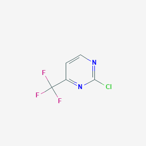 molecular formula C5H2ClF3N2 B015870 2-Chloro-4-(trifluoromethyl)pyrimidine CAS No. 33034-67-2