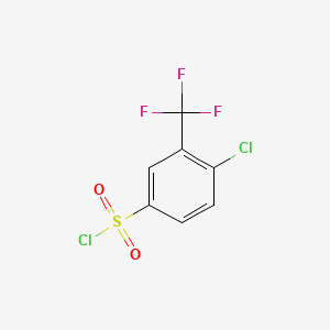 molecular formula C7H3Cl2F3O2S B1587000 4-chloro-3-(trifluoromethyl)benzenesulfonyl Chloride CAS No. 32333-53-2