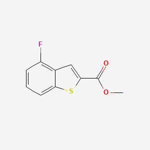 molecular formula C10H7FO2S B1587003 Methyl 4-fluoro-1-benzothiophene-2-carboxylate CAS No. 220180-55-2