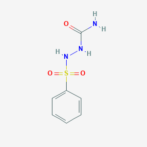 molecular formula C7H9N3O3S B158701 2-(Phenylsulfonyl)hydrazinecarboxamide CAS No. 10195-68-3