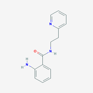 molecular formula C14H15N3O B1587010 2-Amino-N-(2-(pyridin-2-yl)ethyl)benzamide CAS No. 261765-37-1