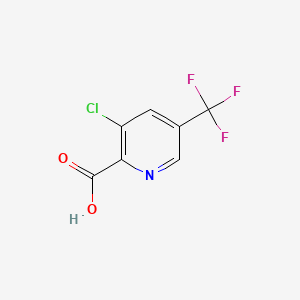 molecular formula C7H3ClF3NO2 B1587013 3-chloro-5-(trifluoromethyl)pyridine-2-carboxylic Acid CAS No. 80194-68-9
