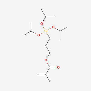 molecular formula C16H32O5Si B1587022 METHACRYLOXYPROPYLTRIISOPROPOXYSILANE CAS No. 80750-05-6