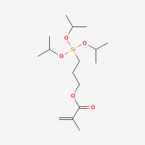 molecular formula C16H32O5Si B1587022 3-[Tris(1-methylethoxy)silyl]propyl methacrylate CAS No. 80750-05-6