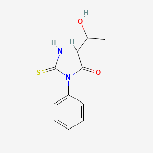molecular formula C11H12N2O2S B1587024 Phenylthiohydantoin-threonine CAS No. 5789-21-9