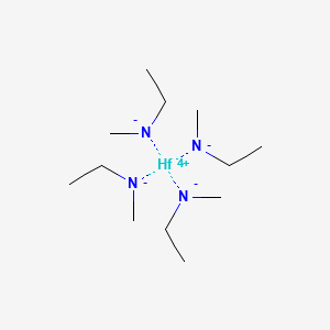 molecular formula C12H32HfN4 B1587031 ethyl(methyl)azanide;hafnium(4+) CAS No. 352535-01-4