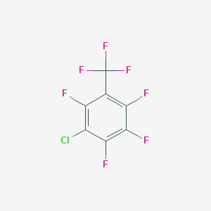 molecular formula C7ClF7 B1587038 3-Chloro-2,4,5,6-tetrafluorobenzotrifluoride CAS No. 4284-09-7