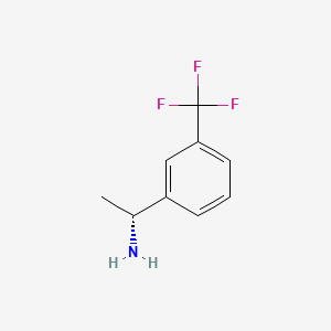 molecular formula C9H10F3N B1587041 (R)-1-[3-(Trifluoromethyl)phenyl]ethylamine CAS No. 127852-30-6